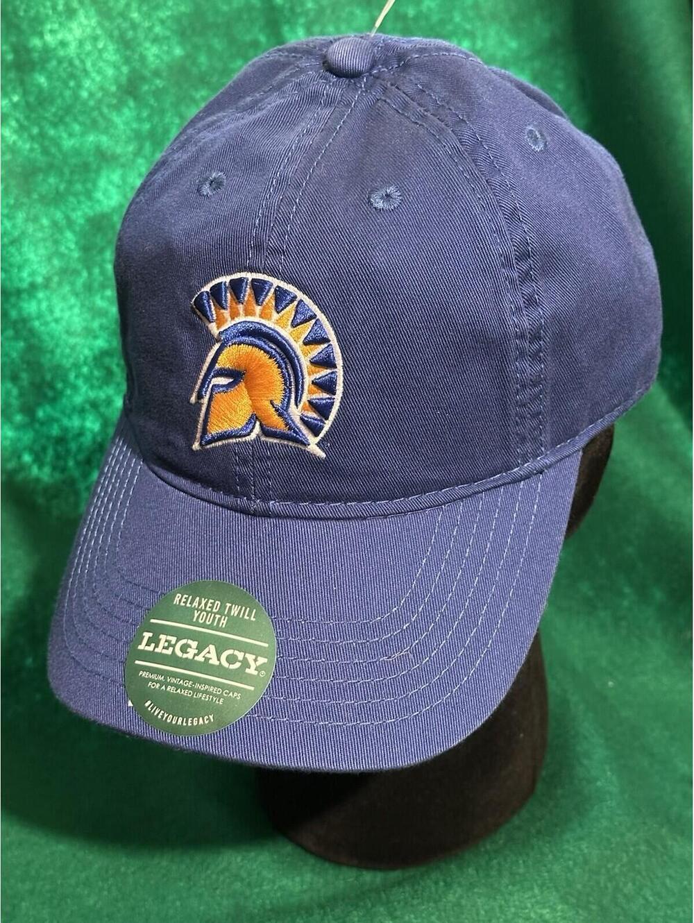 NCAA San Jose State Spartans YOUTH Legacy Branded Blue Adjustable OS Cap